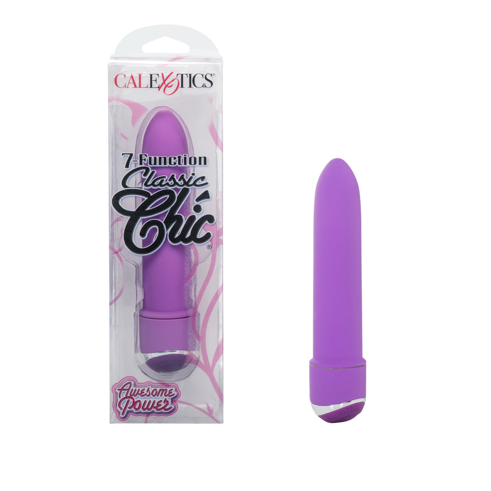 7-Function Classic Chic Mini Purple | 716770078674 | Discreet Personal Wellness