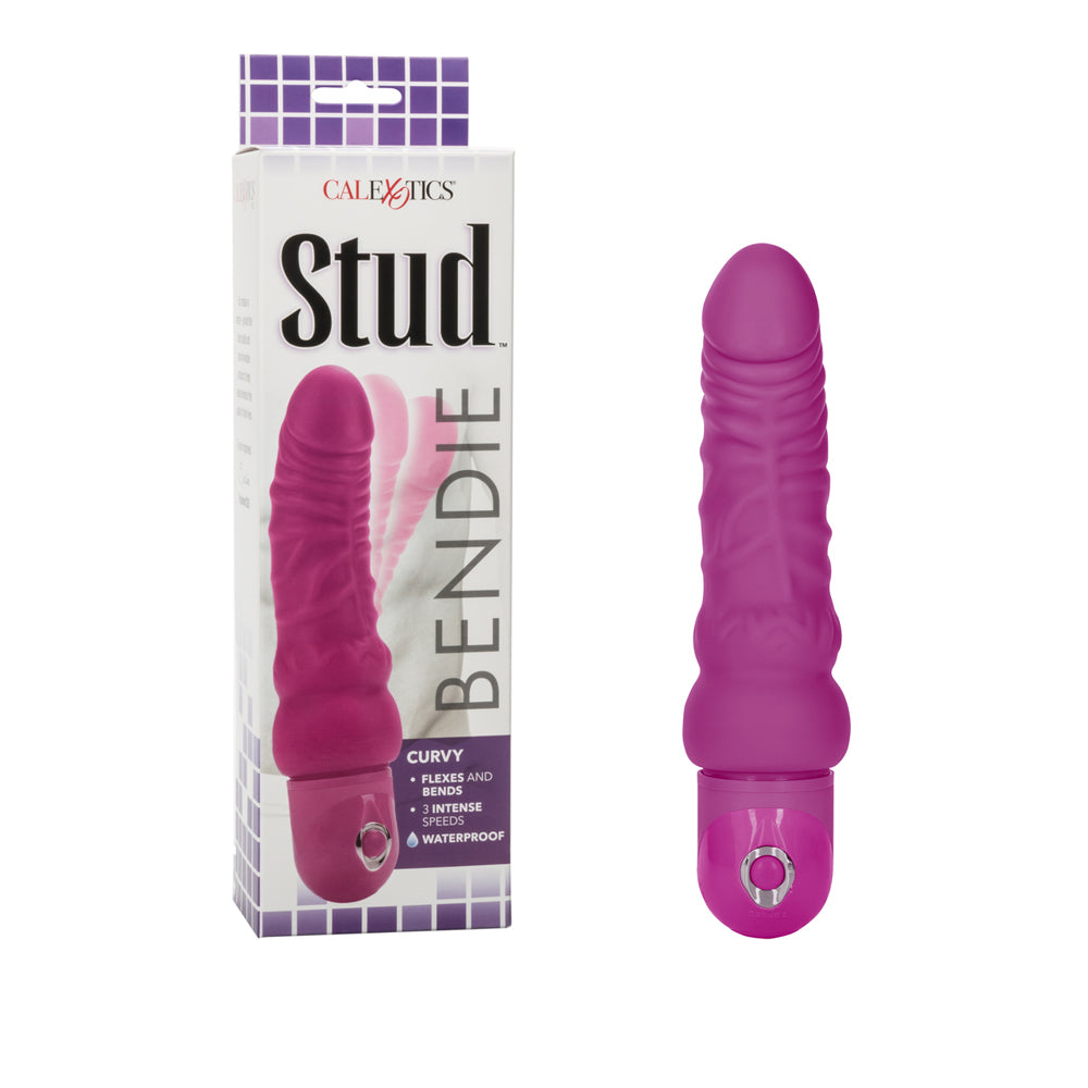 Bendie Stud Curvy Pink | 716770079329 | Discreet Personal Wellness