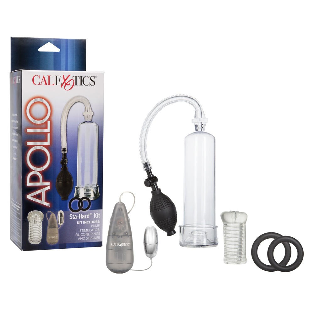 Apollo Sta-Hard Kit Clear | 716770084026 | Discreet Personal Wellness