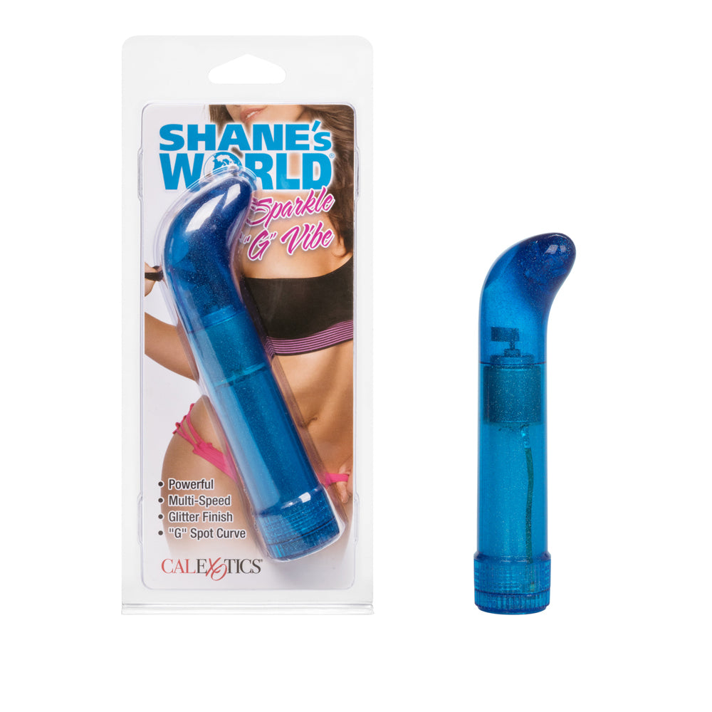Shane's World Sparkle "G" Vibe Blue | 716770085269 | Discreet Personal Wellness