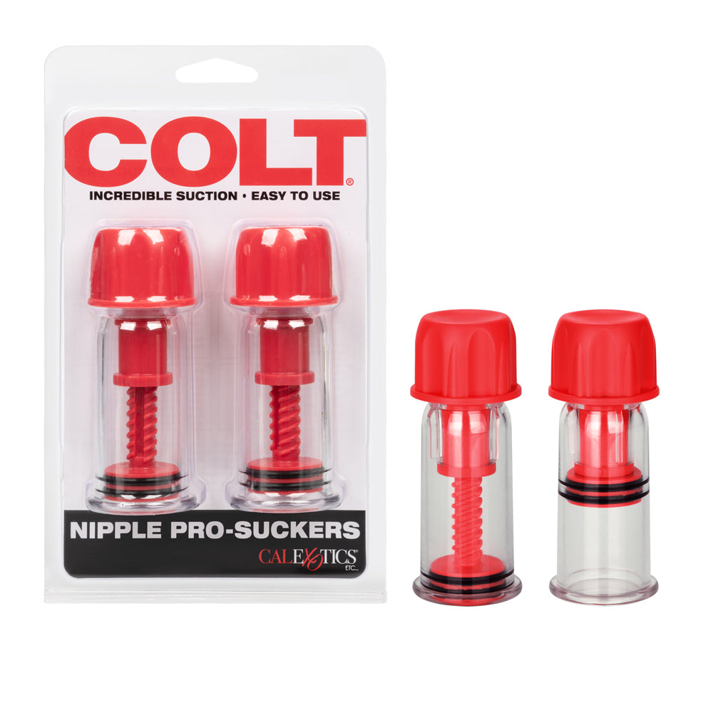 Colt Nipple Pro-Suckers Red | 716770086792 | Discreet Personal Wellness