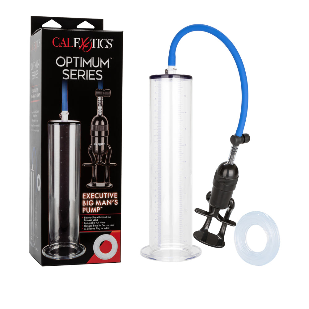 Optimum Series Executive Big Man's Pump Clear | 716770087171 | Discreet Personal Wellness