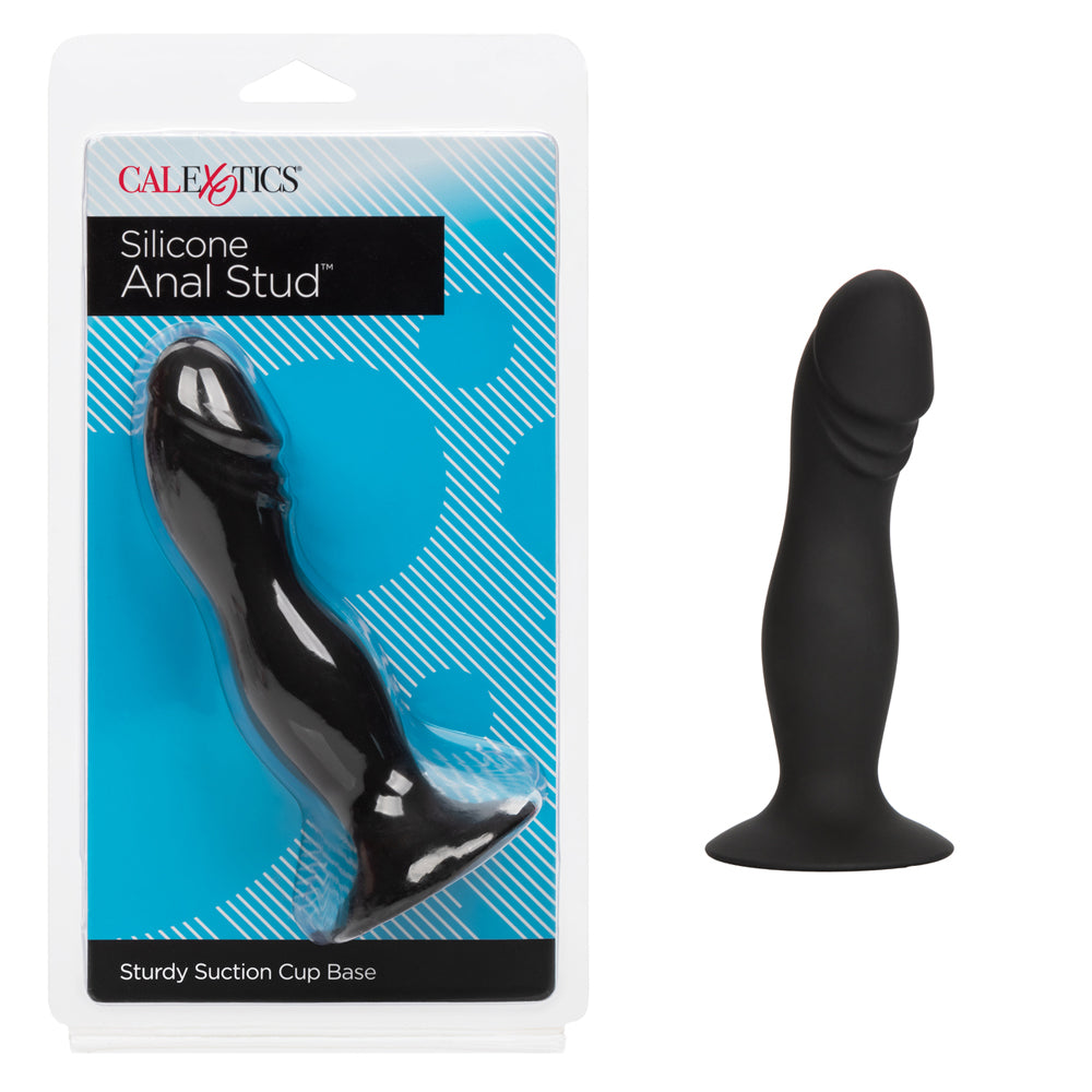 Silicone Anal Stud Black | 716770087355 | Discreet Personal Wellness
