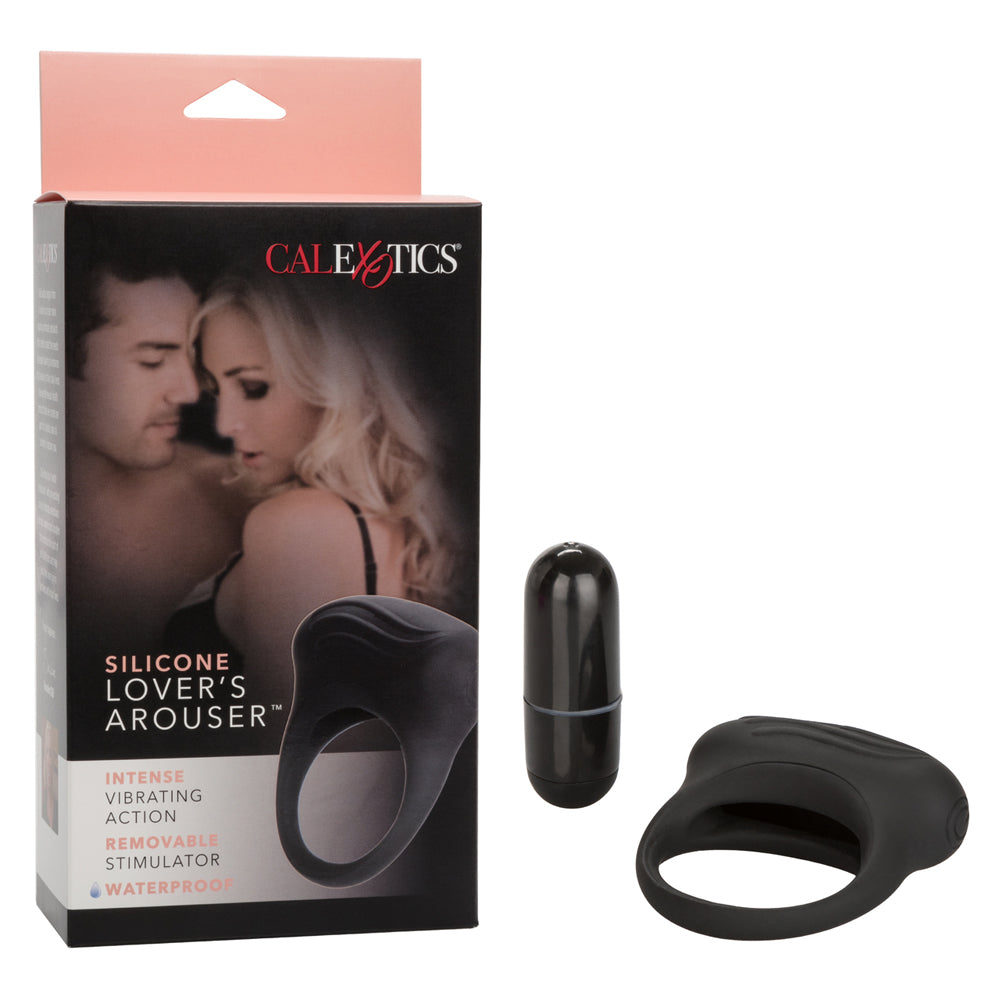Silicone Lover's Arouser Black | 716770087485 | Discreet Personal Wellness