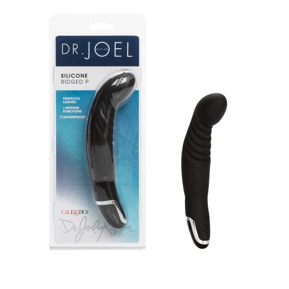 Dr. Joel Kaplan Silicone Ridged P Black | 716770087645 | Discreet Personal Wellness