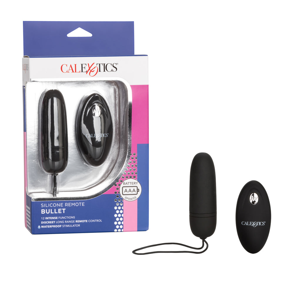 Silicone Remote Bullet Black | 716770087836 | Discreet Personal Wellness
