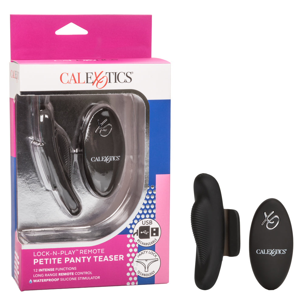 Lock-N-Play Remote Petite Panty Teaser Black | 716770088321 | Discreet Personal Wellness