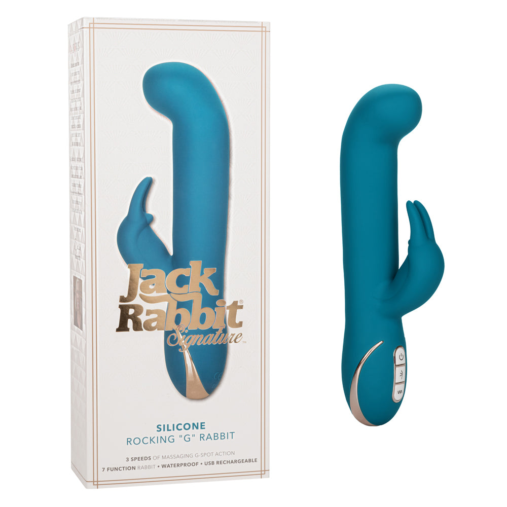 Jack Rabbit Signature Silicone Rocking "G" Rabbit | 716770089076 | Discreet Personal Wellness