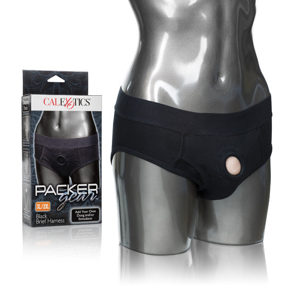 Packer Gear Black Brief Harness Xl/2Xl | 716770092182 | Discreet Personal Wellness