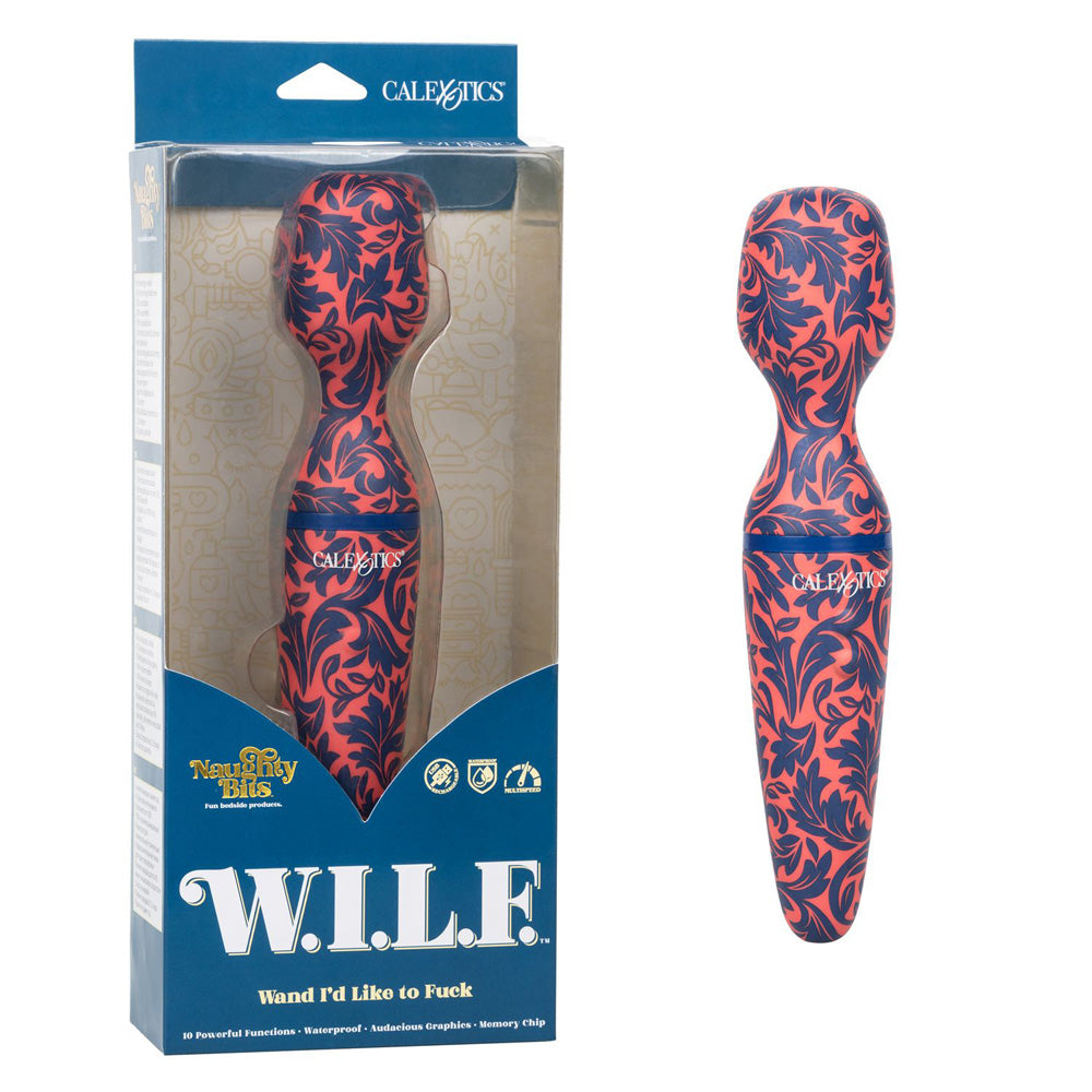 Naughty Bits W.I.L.F. Wand I'D Like To fun | 716770094384 | Discreet Personal Wellness