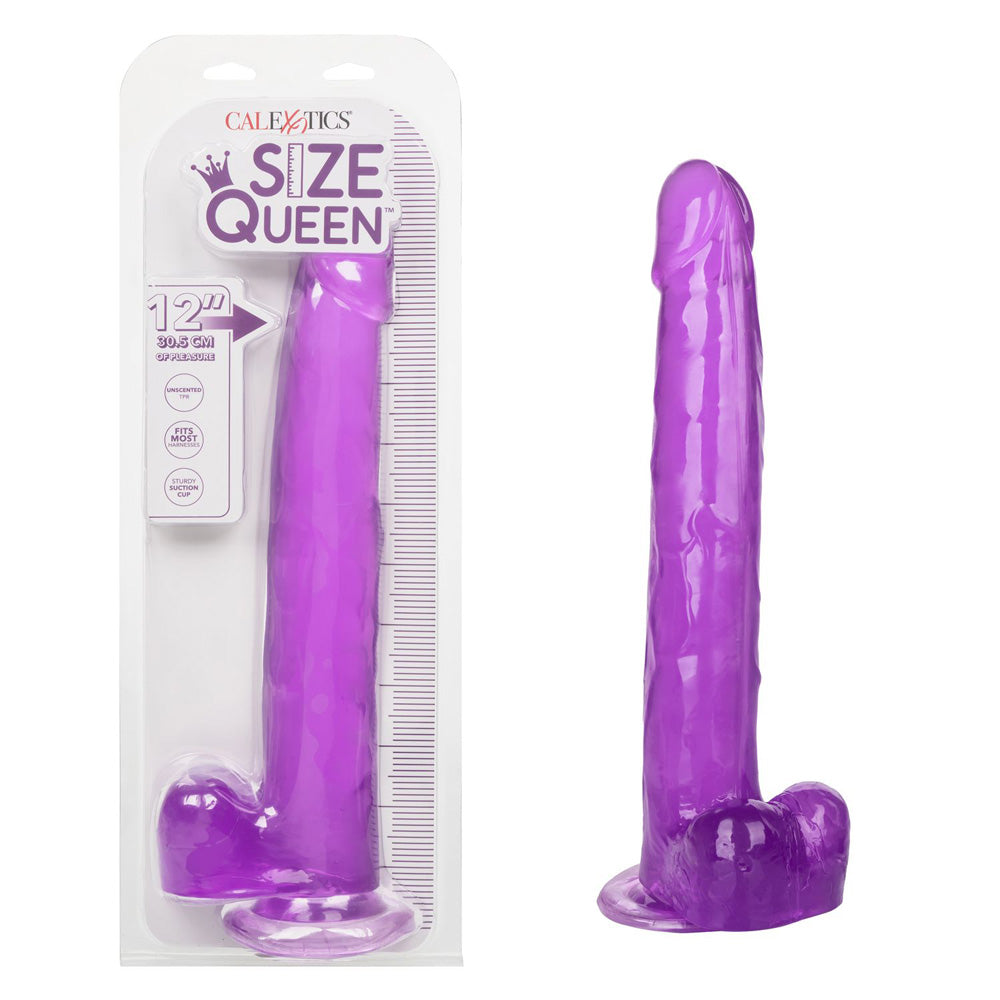 Size Queen 12" Purple | 716770098740 | Discreet Personal Wellness