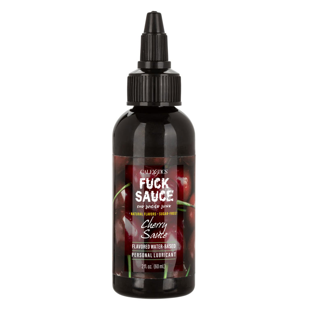fun Sauce Flavored Lubricant Cherry 2 Oz. | 716770099785 | Discreet Personal Wellness