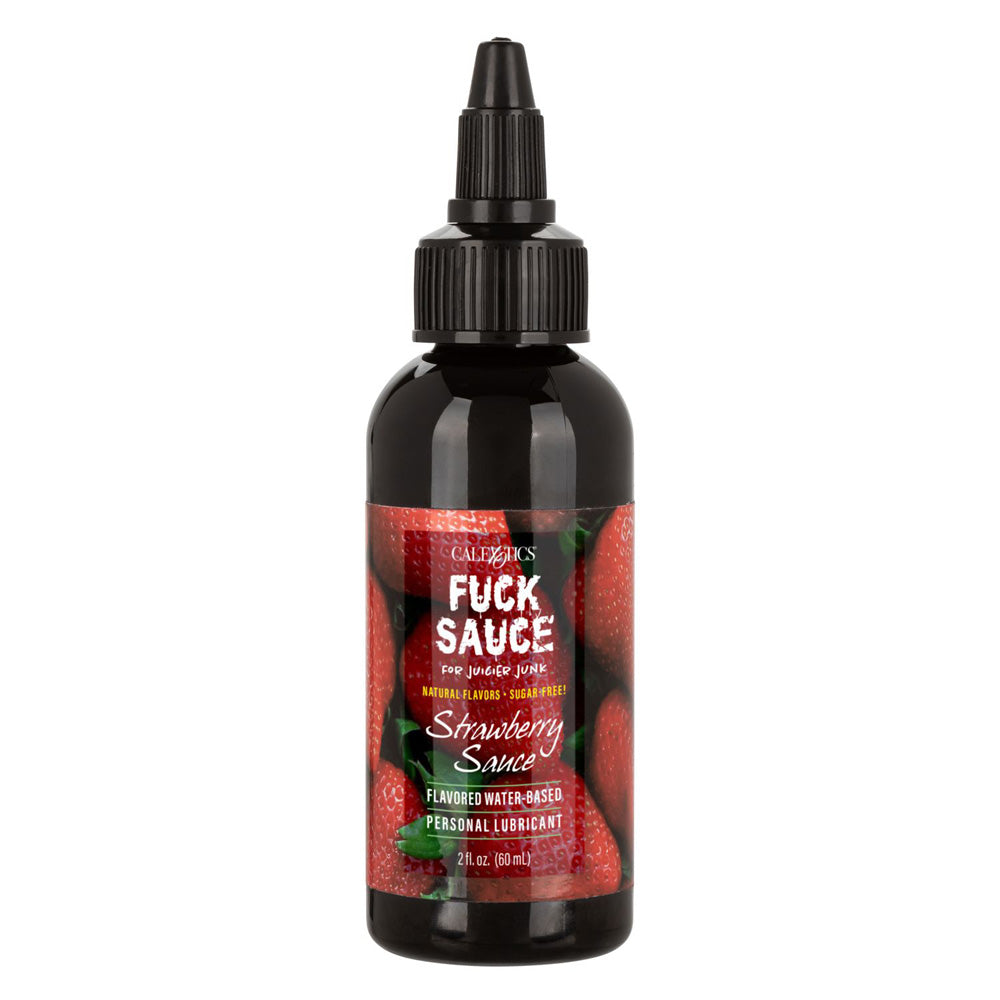 fun Sauce Flavored Lubricant Strawberry 2 Oz. | 716770099808 | Discreet Personal Wellness