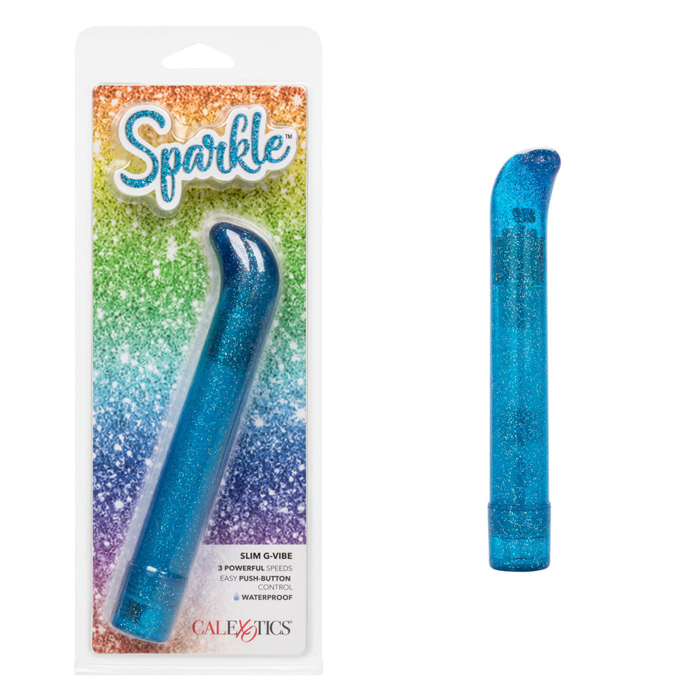 Sparkle Slim G-Vibe Blue | 716770101099 | Discreet Personal Wellness