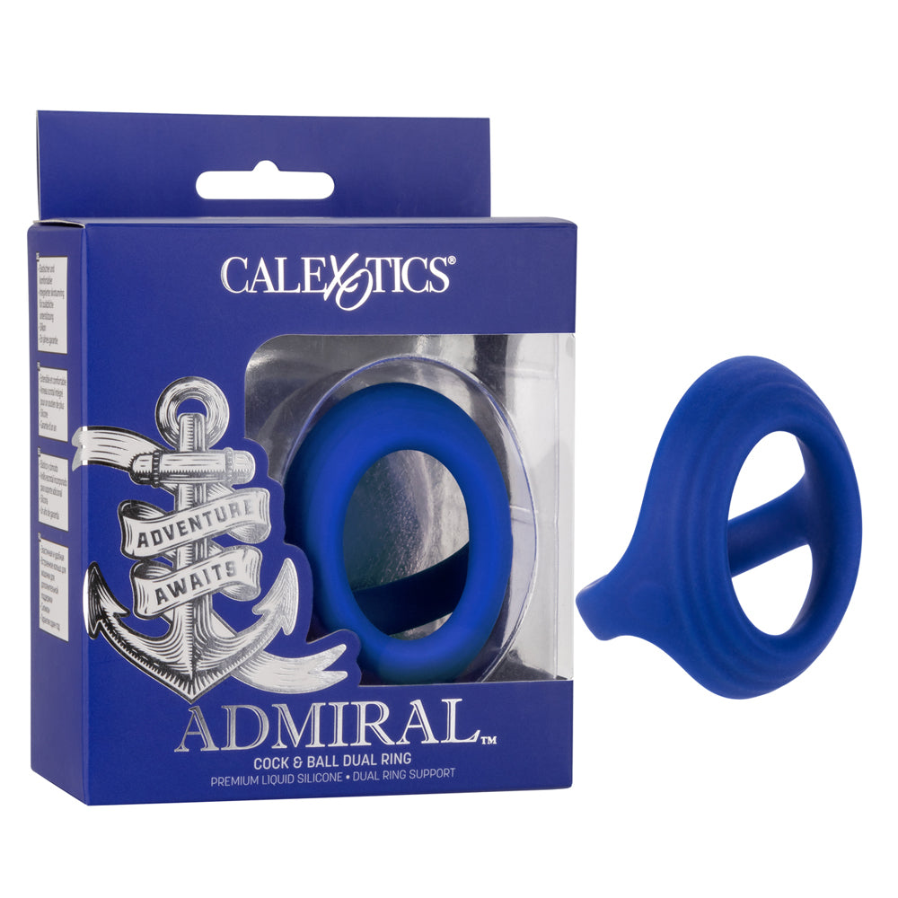 Admiral Penis & Ball Dual Ring | 716770101594 | Discreet Personal Wellness