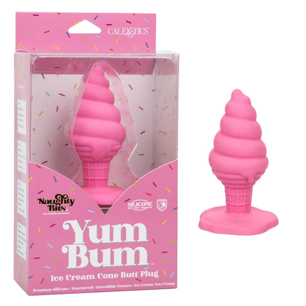 Naughty Bits Yum Bum Ice Cream Cone Butt Plug | 716770101846 | Discreet Personal Wellness