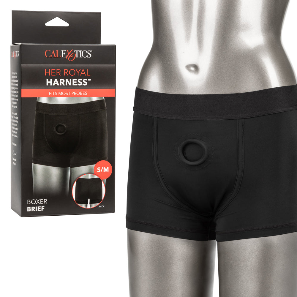 Her Royal Harness Boxer Brief S/M | 716770102454 | Discreet Personal Wellness