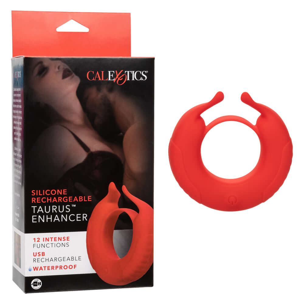 Silicone Rechargeable Taurus Enhancer | 716770102485 | Discreet Personal Wellness