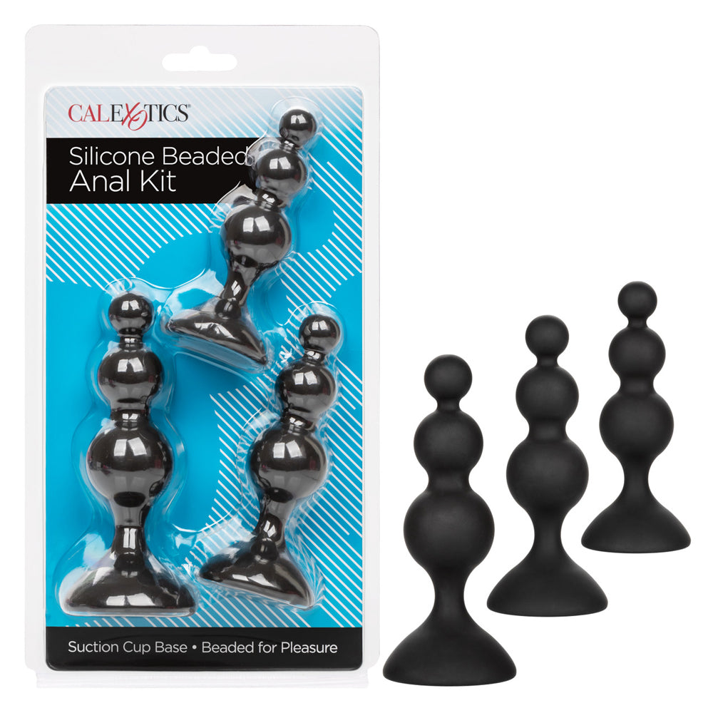 Silicone Beaded Anal Kit | 716770103772 | Discreet Personal Wellness