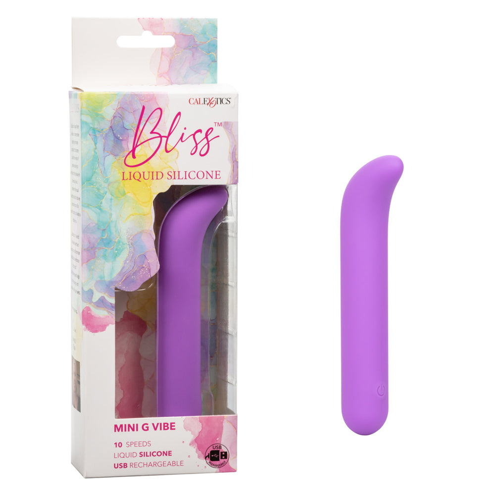 Bliss Liquid Silicone Mini G Vibe | 716770104038 | Discreet Personal Wellness