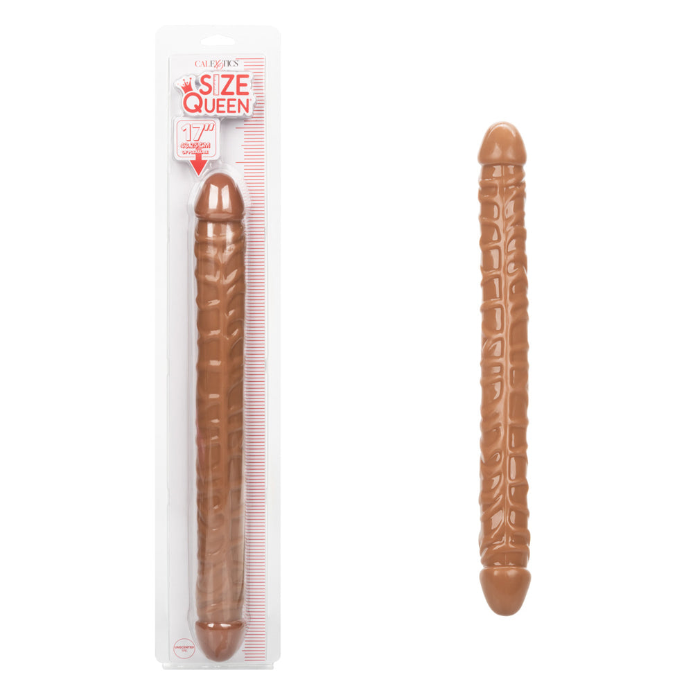 Size Queen 17'' Brown | 716770104076 | Discreet Personal Wellness