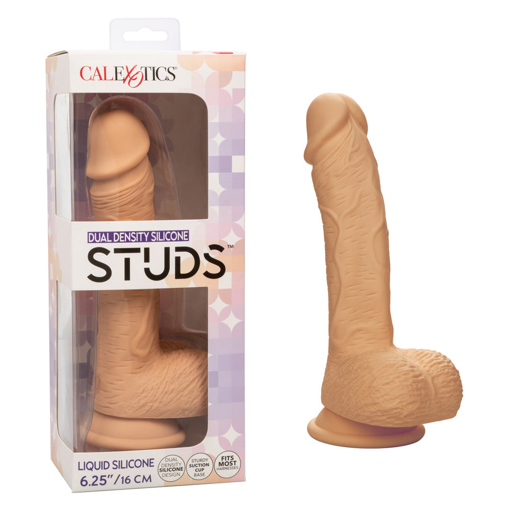Dual Density Silicone Studs 6.25" Ivory | 716770104267 | Discreet Personal Wellness