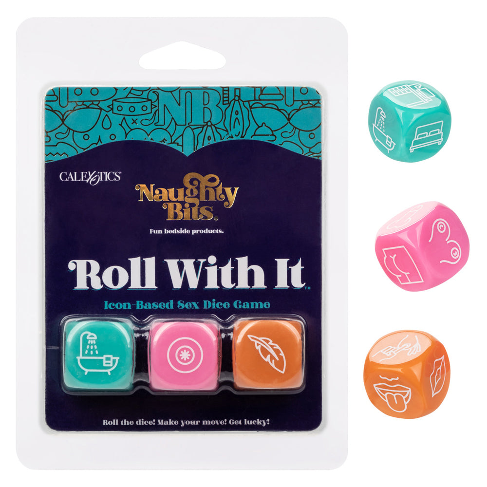 Naughty Bits Roll With It Icon Based Sex Dice | 716770104304 | Discreet Personal Wellness