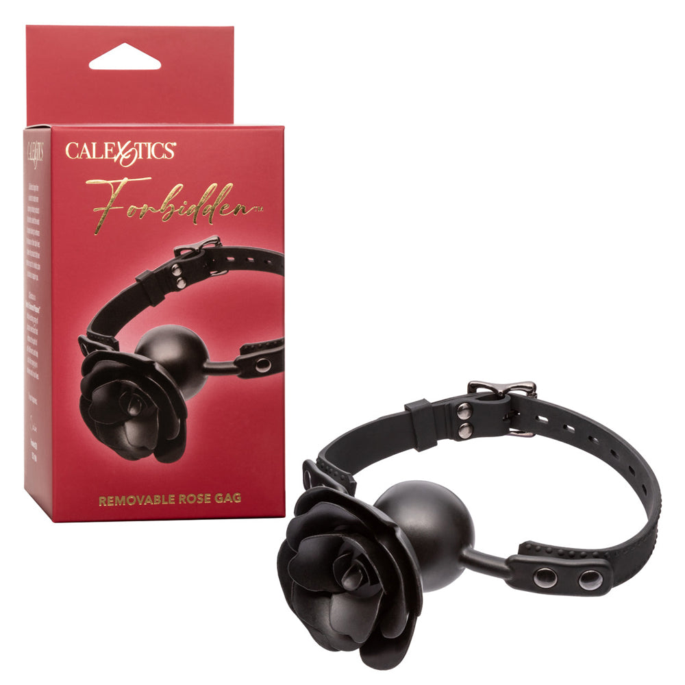 Forbidden Removable Rose Gag | 716770105356 | Discreet Personal Wellness