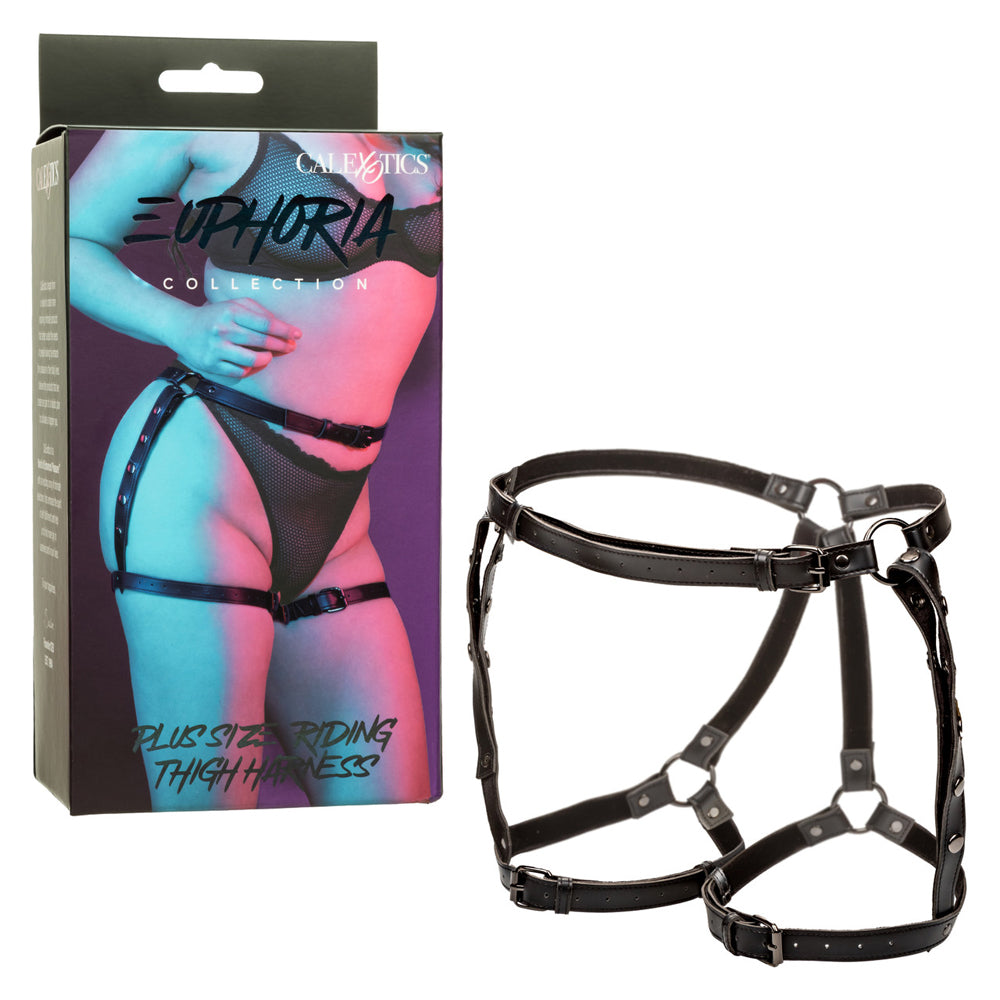 Euphoria Collection Plus Size Riding Thigh Harness | 716770105431 | Discreet Personal Wellness