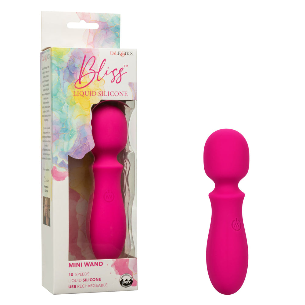 Bliss Liquid Silicone Mini Wand | 716770106384 | Discreet Personal Wellness