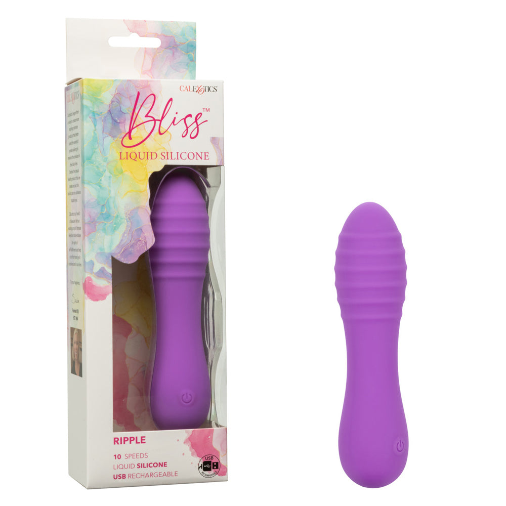 Bliss Liquid Silicone Ripple | 716770106391 | Discreet Personal Wellness