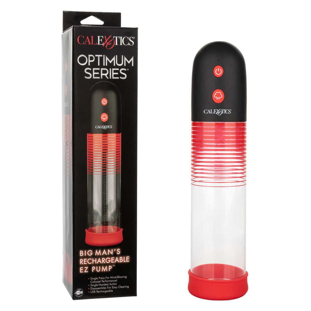 Optimum Series Big Man's Rechargeable Ez Pump | 716770108777 | Discreet Personal Wellness