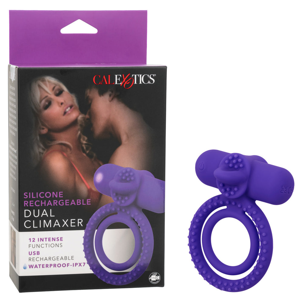 Silicone Rechargeable Dual Climaxer | 716770111111 | Discreet Personal Wellness