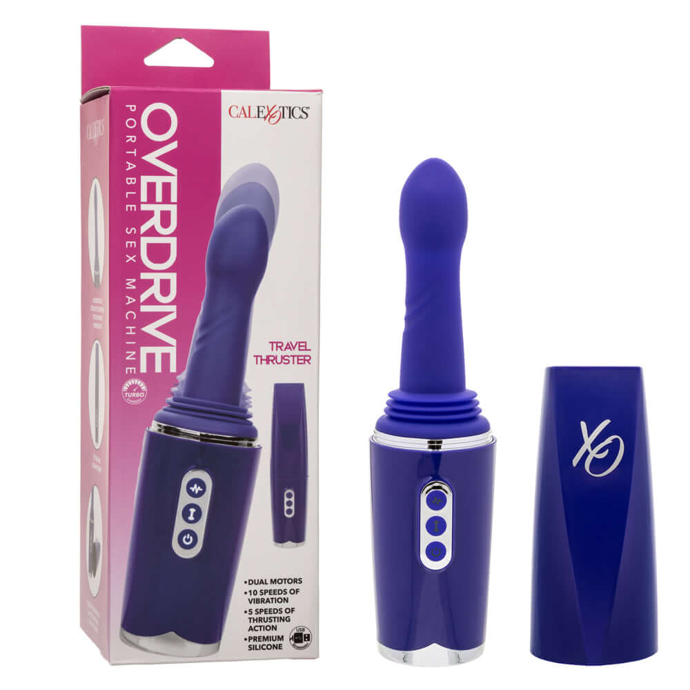 Overdrive Portable Sex Machine Travel Thruster | 716770112323 | Discreet Personal Wellness
