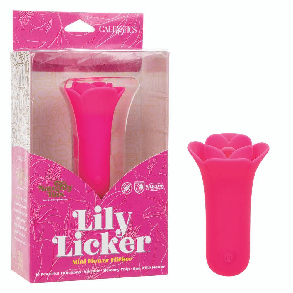 Naughty Bits Lily Licker Mini Flower Flicker | 716770112330 | Discreet Personal Wellness