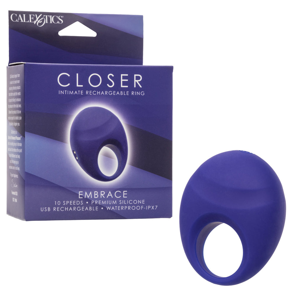 Closer Intimate Rechargeable Ring Embrace | 716770112347 | Discreet Personal Wellness