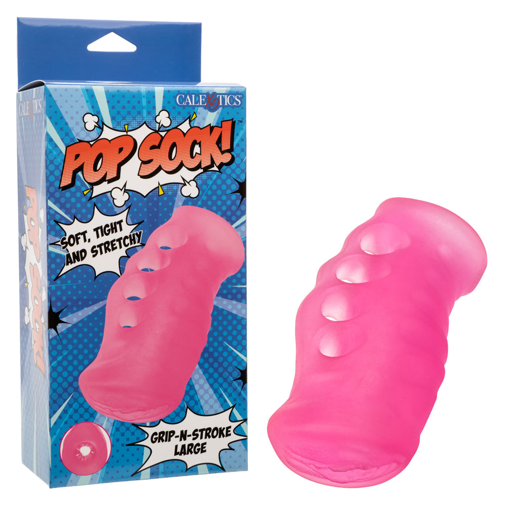 Pop Sock! Grip-N-Stroke Large | 716770112484 | Discreet Personal Wellness
