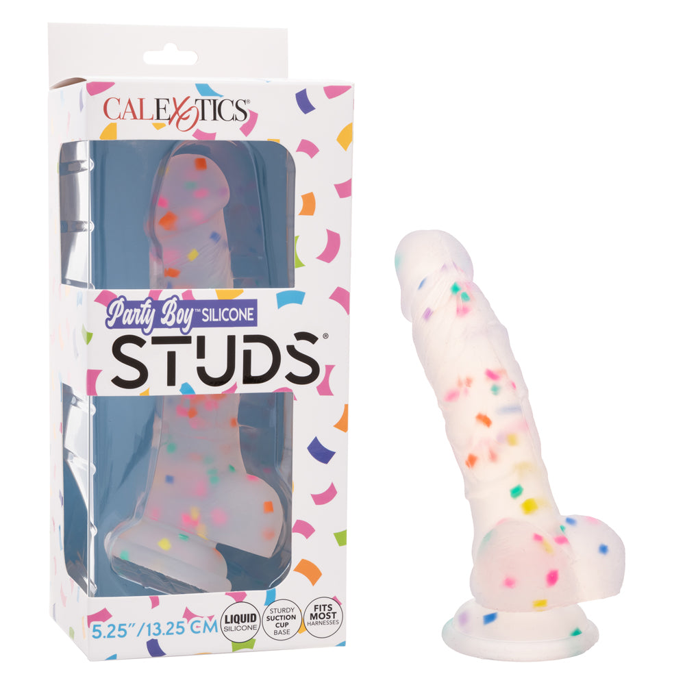 Party Boy Silicone Studs 5.25" | 716770112866 | Discreet Personal Wellness