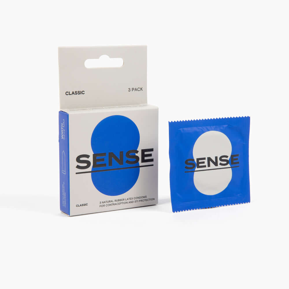 Sense Condoms 3pc Classic | 724994321988 | Discreet Personal Wellness