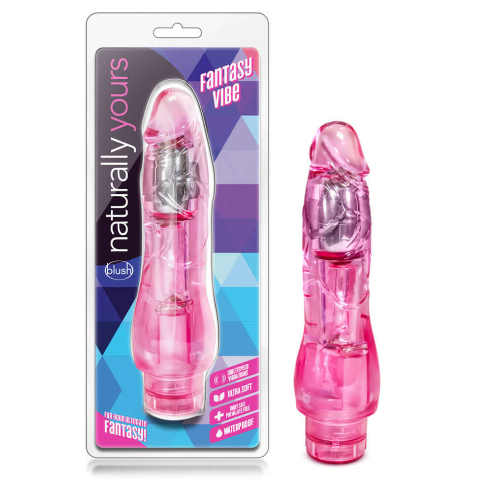 Naturally Yours Fantasy Vibe Pink | 735380130107 | Discreet Personal Wellness
