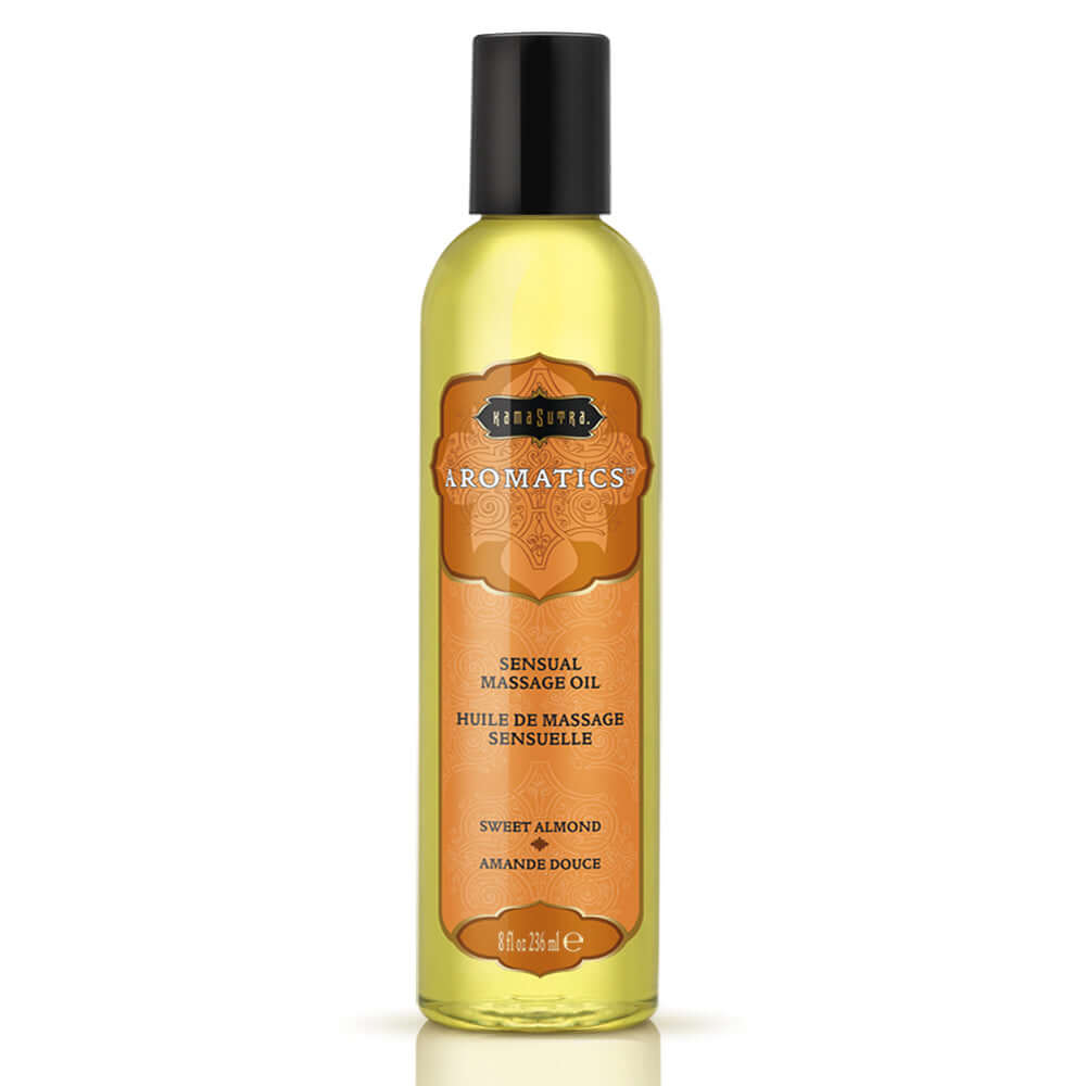 Aromatic Massage Oil Sweet Almond 8 oz. | 739122000215 | Discreet Personal Wellness