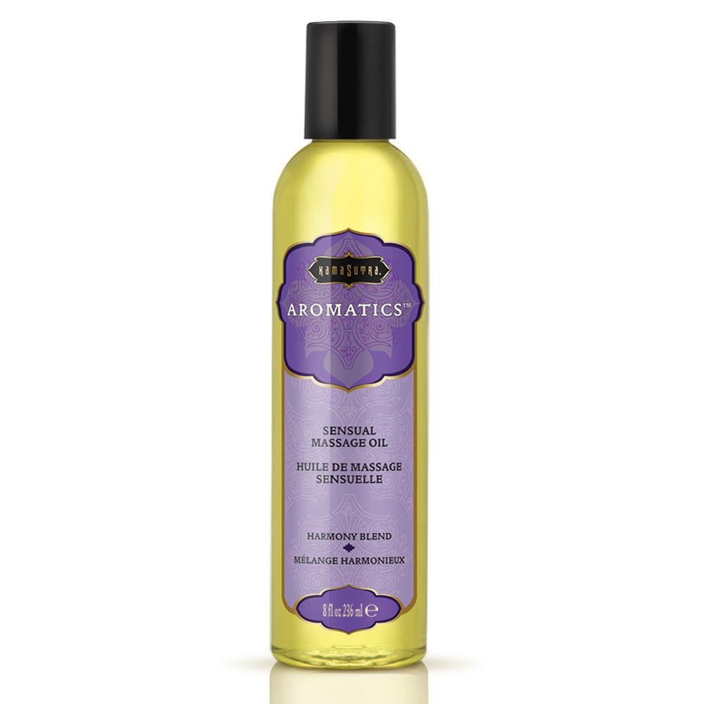 Aromatic Massage Oil Harmony Blend 8 oz. | 739122000222 | Discreet Personal Wellness
