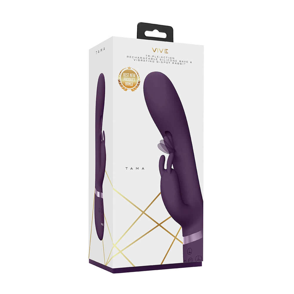 Tama Wave & Vibrating G-Spot Rabbit Purple | 7423522539514 | Discreet Personal Wellness