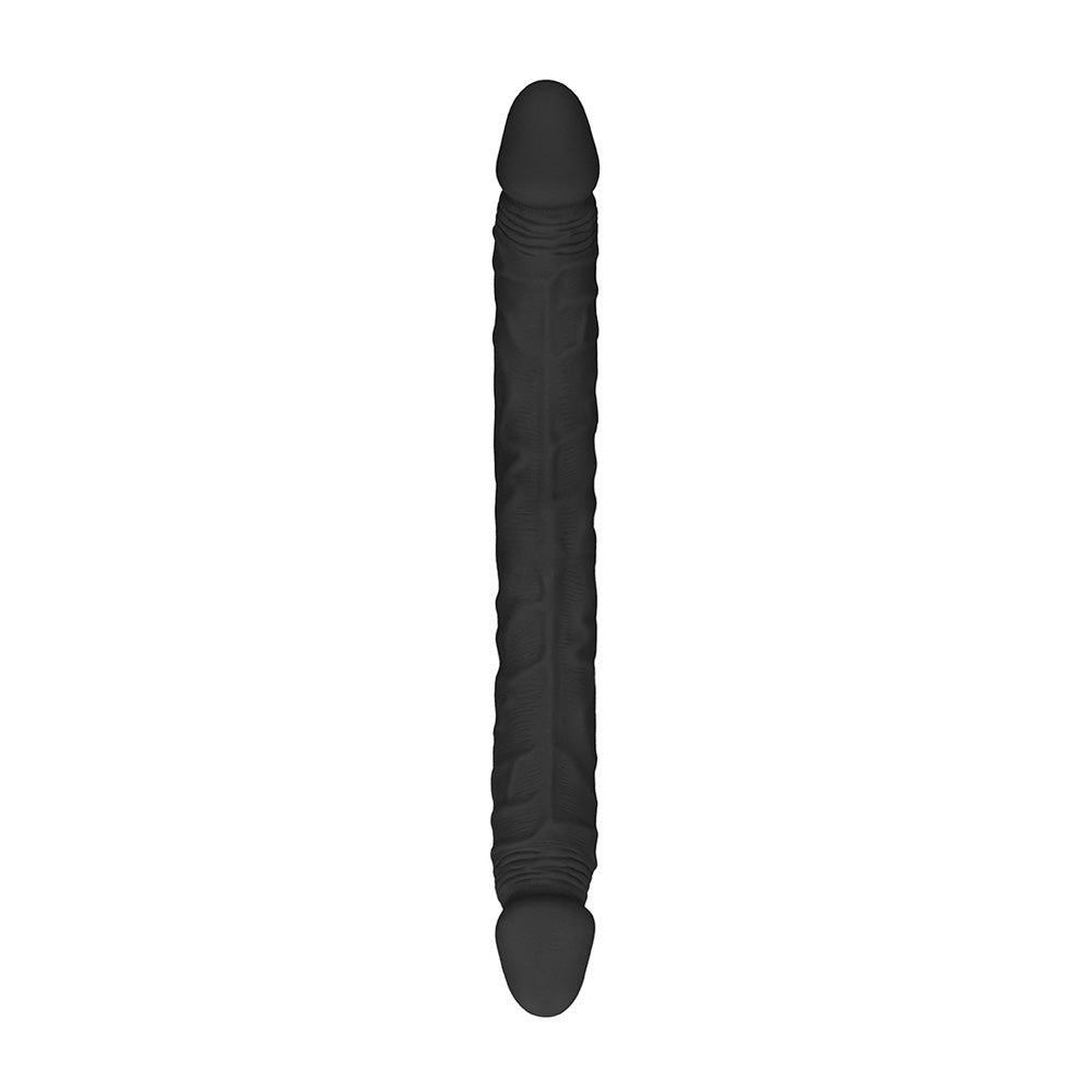 Realrock Double Penis 18" Black | 7423522549582 | Discreet Personal Wellness