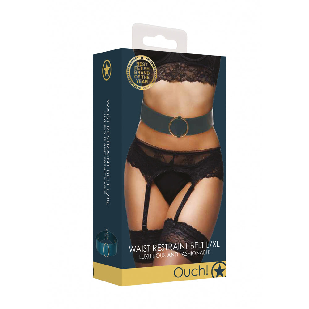 Ouch! Halo Waist Belt L/Xl Green | 7423522559581 | Discreet Personal Wellness