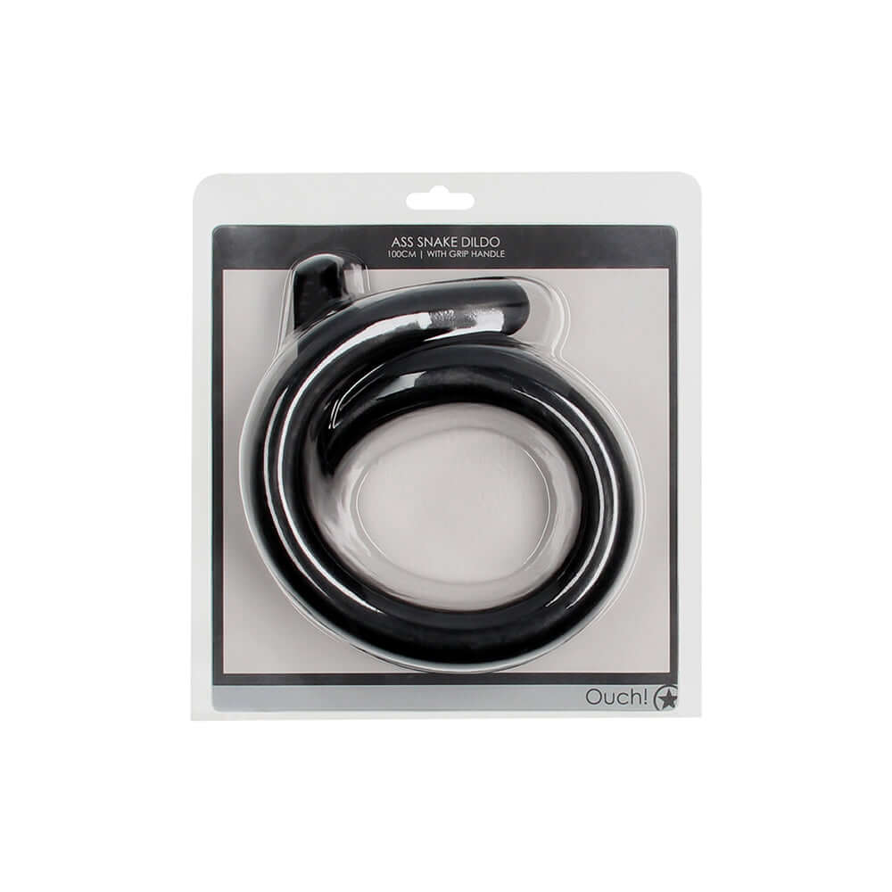 Ass Snake Dildo 100 Cm Black Black | 7423522567593 | Discreet Personal Wellness