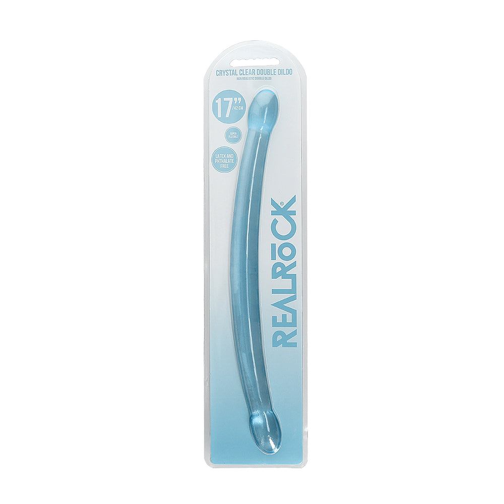 Non Realistic Double Penis 17" Blue | 7423522581582 | Discreet Personal Wellness