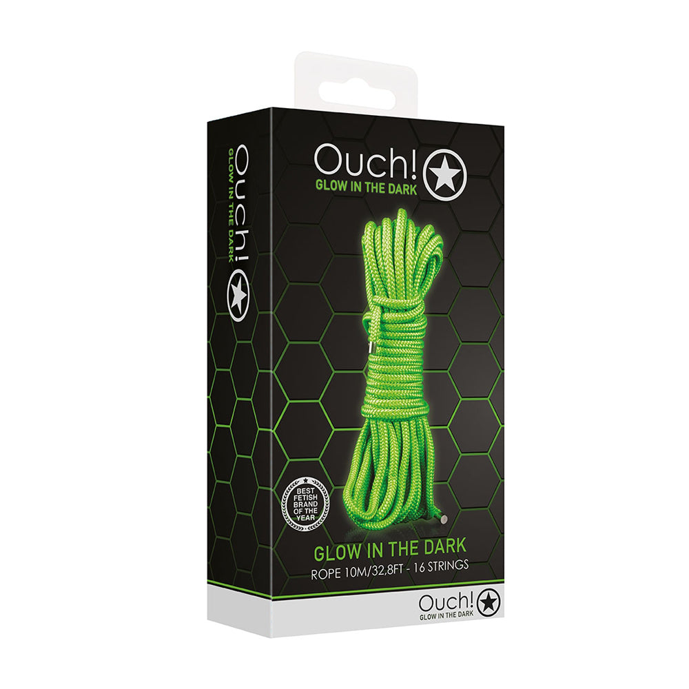 Ouch! Rope 10M/16 Strings Glow In The Dark | 7423522642689 | Discreet Personal Wellness