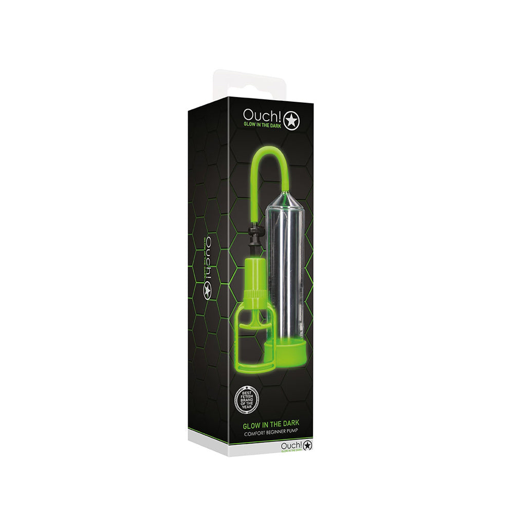 Ouch! Comfort Beginner Pump Glow In The Dark | 7423522650653 | Discreet Personal Wellness