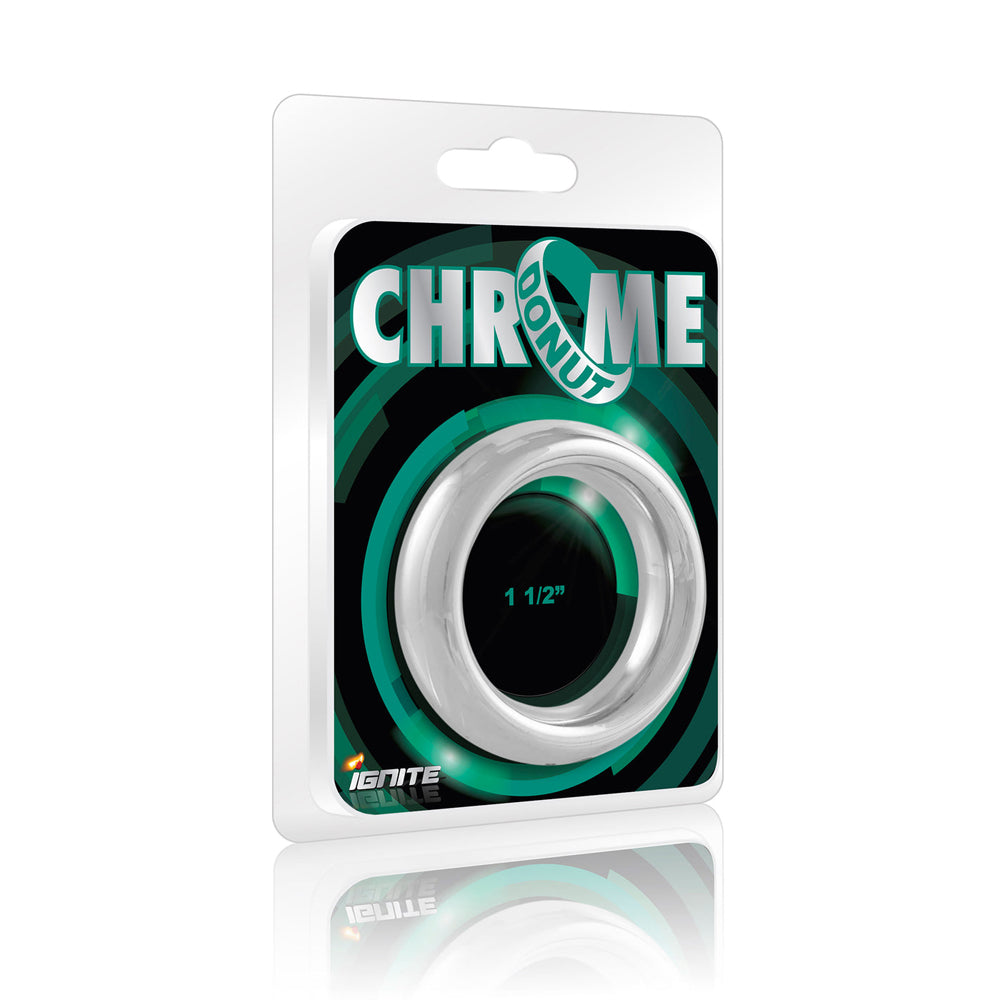 Chrome Donut Ring 1.5" | 752875950156 | Discreet Personal Wellness